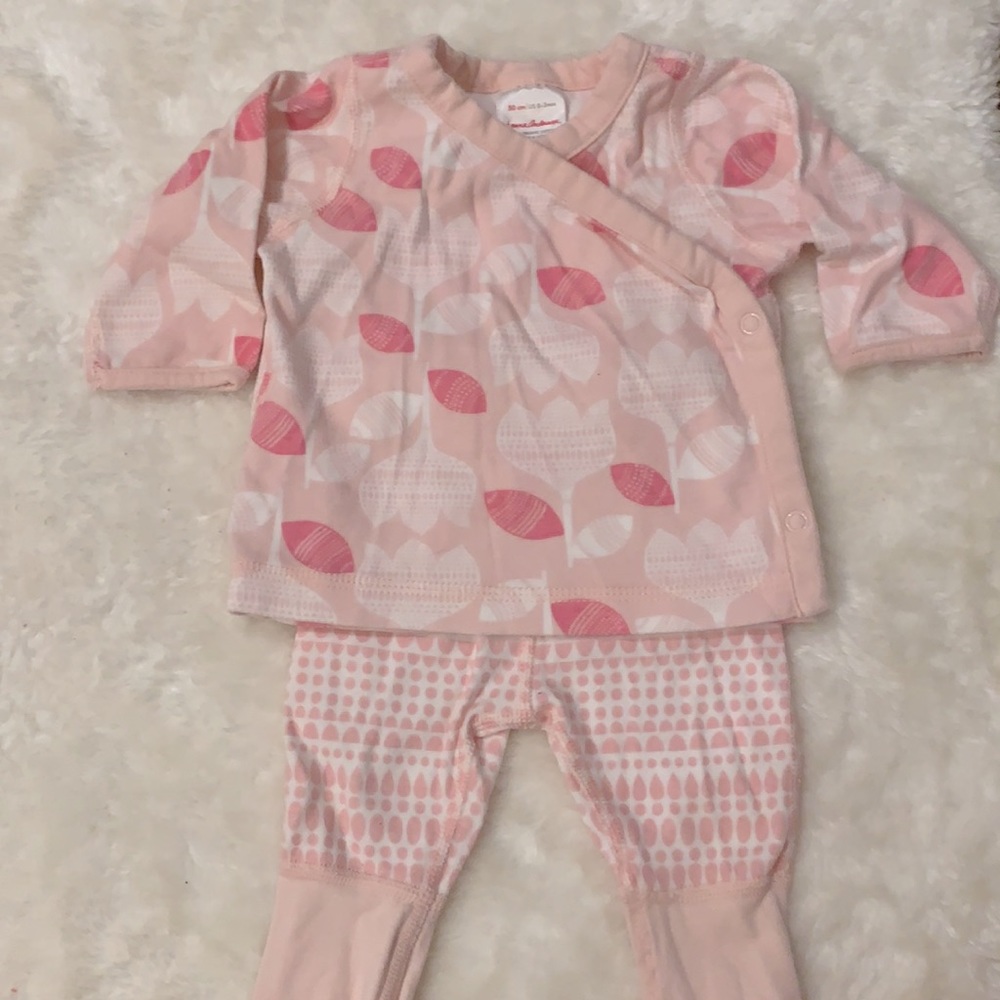 Hanna Andersson two piece side snap set